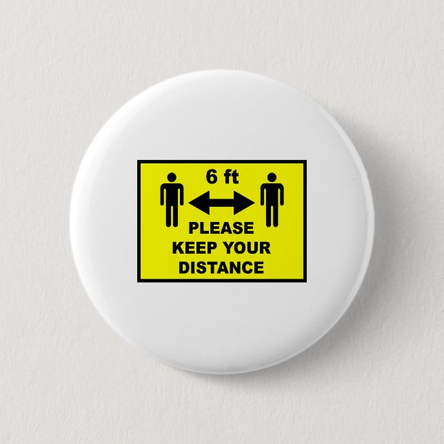 Soziale Trennung Button (Vorderseite)