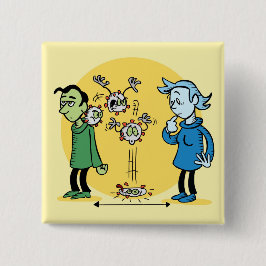 Soziale Trennung Button