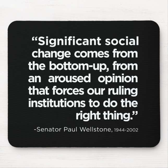 Soziale Veränderung Mousepad (Vorne)