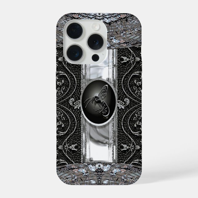 Soziale Wespe iPhone Hülle (Rückseite)
