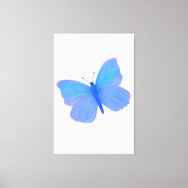 Sozialer Schmetterling! Leinwanddruck (Vorderseite)
