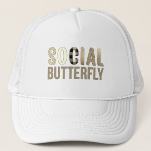 Sozialer Schmetterling Truckerkappe