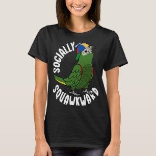 Sozialer Squawkward Parrot I Hahns Macaw T-Shirt