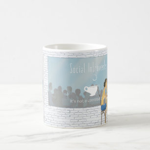 Soziales Introverts Tasse