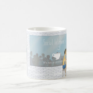 Soziales Introverts Tasse