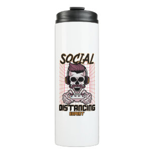 Soziales und professionelles Spieldesign Thermosbecher