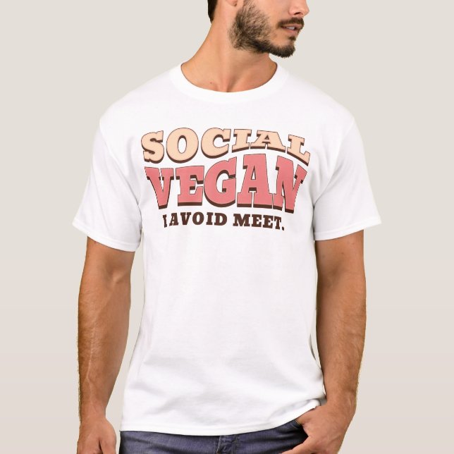Soziales Vegan T-Shirt (Vorderseite)