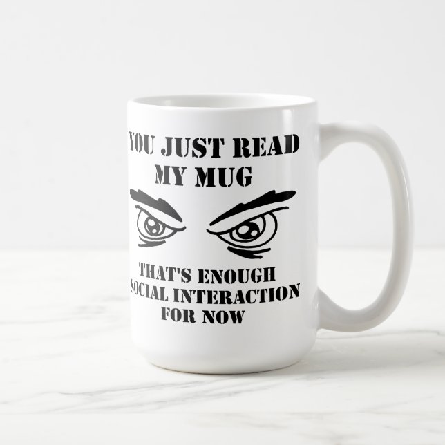 Sozialinteraktions-lustige Reise-Tasse Kaffeetasse (Rechts)