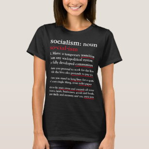 Sozialismus definiert (dunkler) T - Shirt
