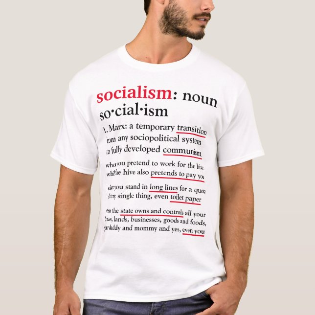 Sozialismus definiert (leichter) T - Shirt (Vorderseite)