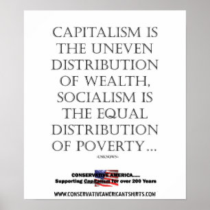 SOZIALISMUS FUNKTIONIERT NICHT POSTER