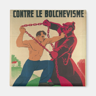 Sozialismus gegen Bolshevism für ein freies Magnet