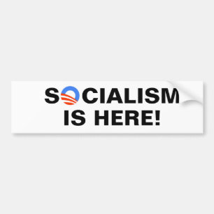 Sozialismus ist hier! autoaufkleber