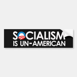 Sozialismus ist UnAmerican Autoaufkleber
