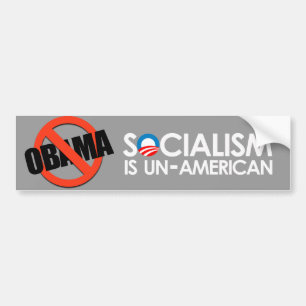 Sozialismus ist UnAmerican Autoaufkleber