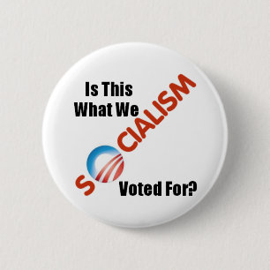 SOZIALISMUS Knopf Button