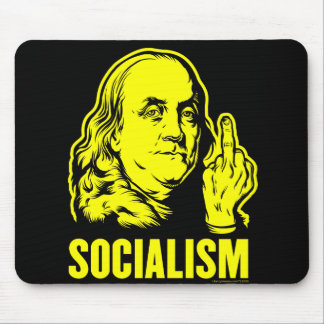 Sozialismus-Mausunterlage Bens Franklin Mousepad