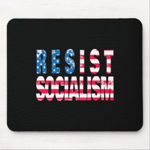 Sozialismus - Patriotische Flagge der USA - Antiso Mousepad