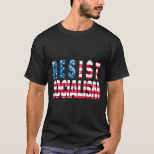 Sozialismus - Patriotische Flagge der USA - Antiso T-Shirt