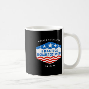 Sozialismus - sozialistische Distanzierung praktiz Kaffeetasse