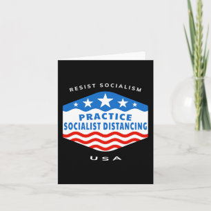 Sozialismus - sozialistische Distanzierung praktiz Karte