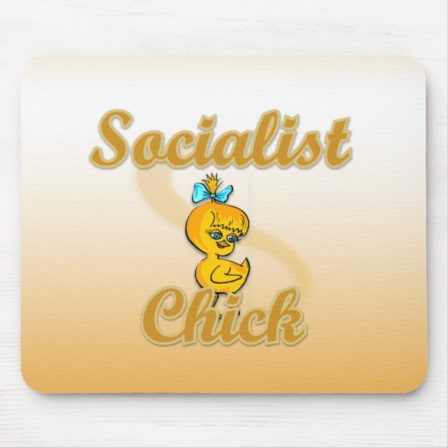 Sozialist Chick Mousepad (Vorne)