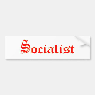 Sozialistisch Autoaufkleber
