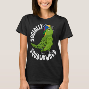Sozialistisch kaukwarmer Papagei I gelb nackter Am T-Shirt