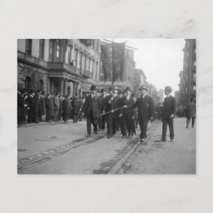 Sozialistische Parade, NYC: 1908 Postkarte