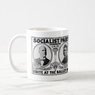 Sozialistische Party-Kandidaten 1912 Tasse