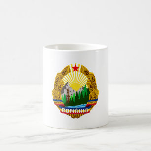 Sozialistische Republik Rumänien Emblem Wappen Kom Kaffeetasse