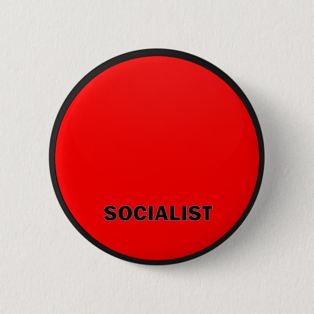 Sozialistische Roundel Qualität Flagge Button (Vorderseite)