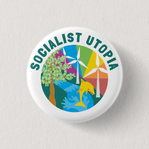 Sozialistische Utopie Button