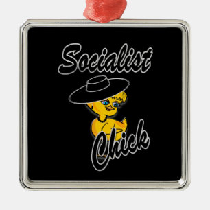 Sozialistischer Kick #4 Silbernes Ornament