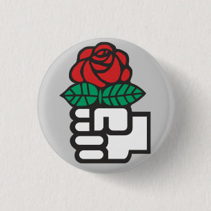 Sozialistischer Knopf Button
