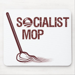 Sozialistischer Mopp Mousepad
