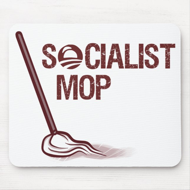 Sozialistischer Mopp Mousepad (Vorne)