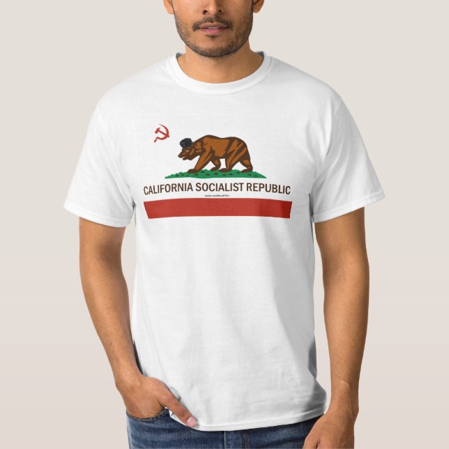 Sozialistischer Republik-T - Shirt Kaliforniens (Vorderseite)