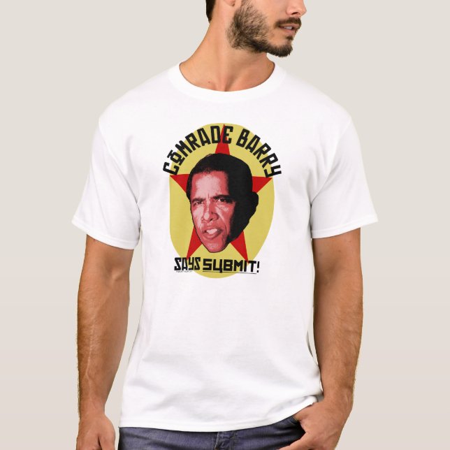 Sozialistischer T - Shirt Kamerad-Barack Obama (Vorderseite)