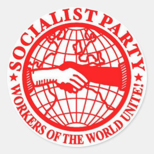 Sozialistisches Party USA Runder Aufkleber