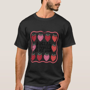 Sozialkunde ist mein Ding Geschichtslehrer Zurück T-Shirt