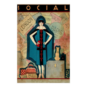 Sozialmagazin-Cover Poster