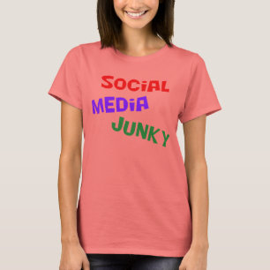 Sozialmedium-Junkie T-Shirt