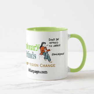 Sozialmedium-Kaffee-revolutionärer Verstand - Grün Tasse