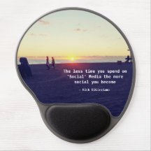 Sozialmedium-Sonnenaufgang Mousepad