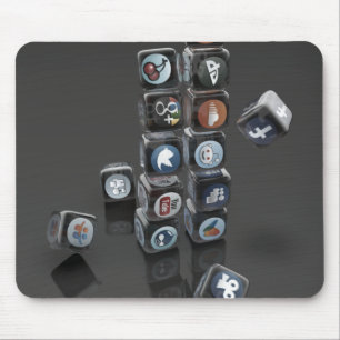 Sozialmedium-Überlastungs-Mausunterlage Mousepad