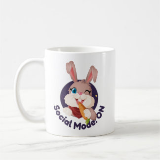 Sozialmodus AN und ich bin raus Lustiger Bürohumor Kaffeetasse
