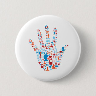 Sozialnetz-Hand Button
