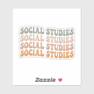 Sozialstudien Aufkleber