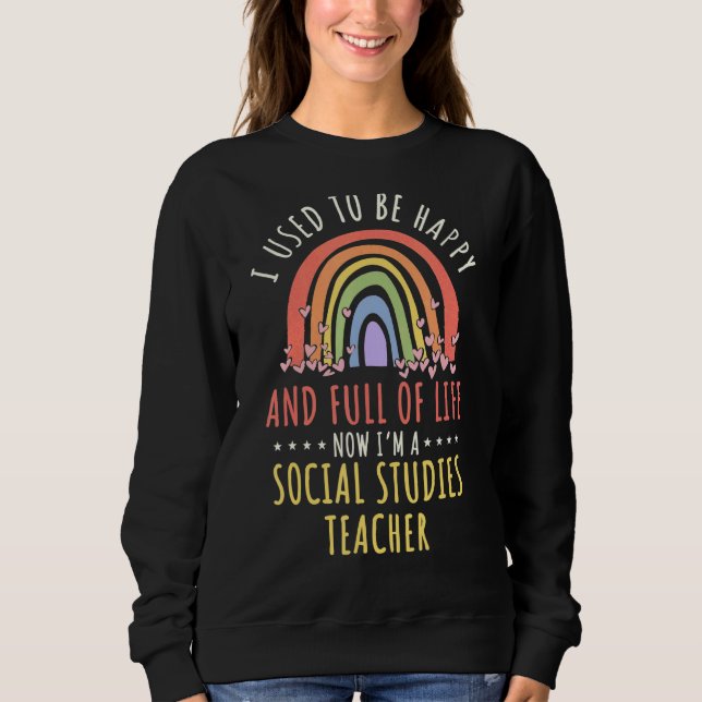 Sozialstudien Lehrerschullehrerrennen Sweatshirt (Vorderseite)